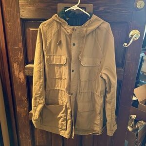 Men's Tan Hooded Field Jacket
